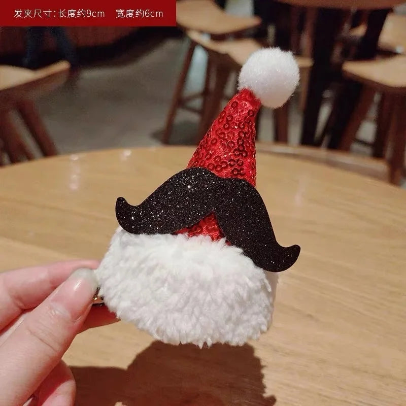 New Christmas decoration  hat hairpin adult children