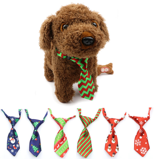 Christmas Ties For Dogs Handmade For Puppy