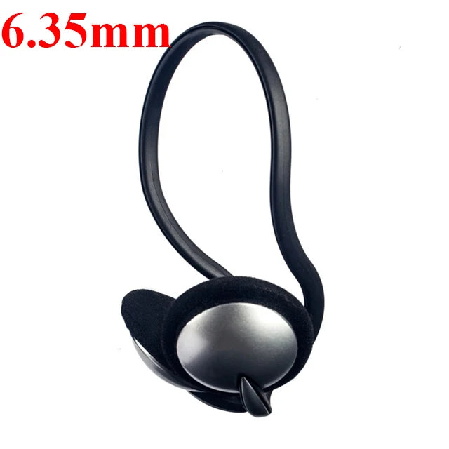 Sound Black Headset Earphones For TV Phones PC