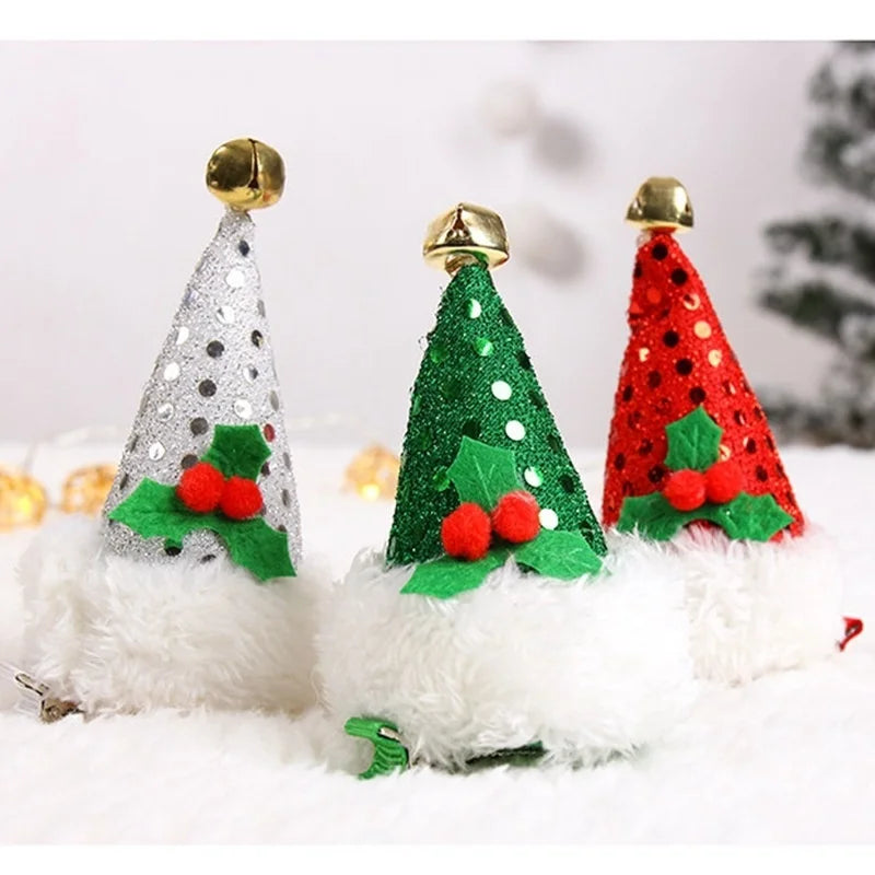 New Christmas decoration  hat hairpin adult children