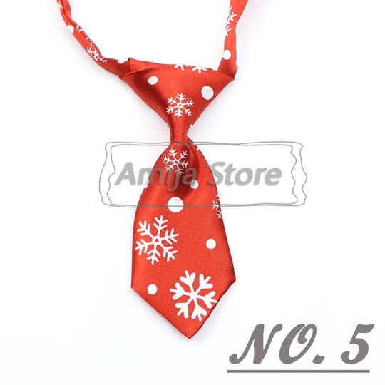 Christmas Ties For Dogs Handmade For Puppy