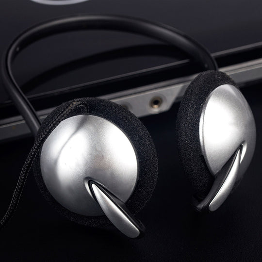 Sound Black Headset Earphones For TV Phones PC