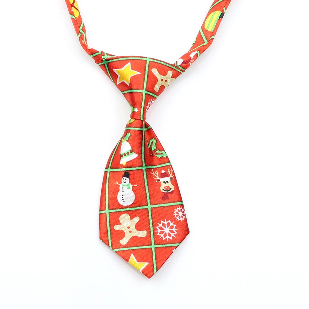 Christmas Ties For Dogs Handmade For Puppy