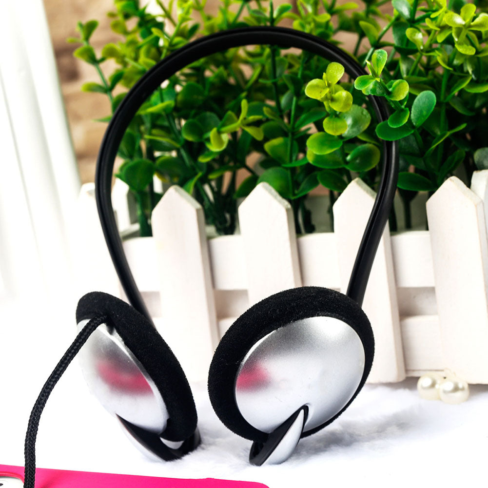 Sound Black Headset Earphones For TV Phones PC