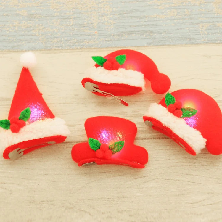 New Christmas decoration  hat hairpin adult children