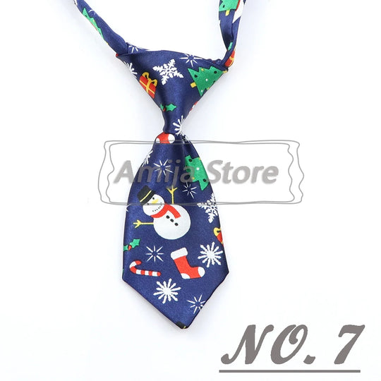 Christmas Ties For Dogs Handmade For Puppy