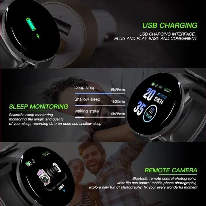 Men  Waterproof Women  Monitor Fitness