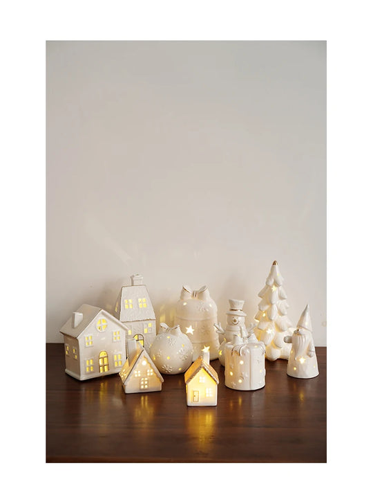 Ornament Christmas Decorations Home Candle Shades