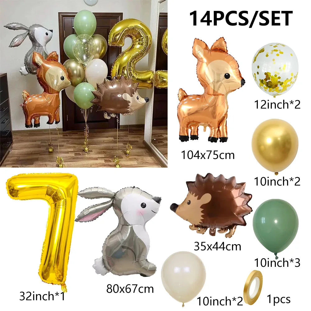 Birthday Party Decorations Kids Boy Girl 1 2 3 4 5 6 7 8 9 Year Old