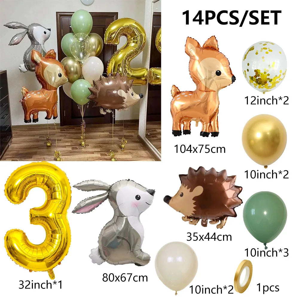 Birthday Party Decorations Kids Boy Girl 1 2 3 4 5 6 7 8 9 Year Old