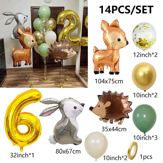 Birthday Party Decorations Kids Boy Girl 1 2 3 4 5 6 7 8 9 Year Old