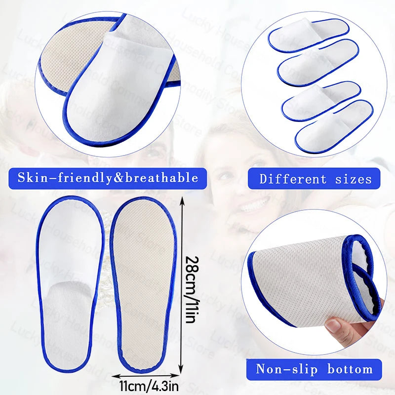 Disposable  Wedding Slippers  Unisex for Travel/Home