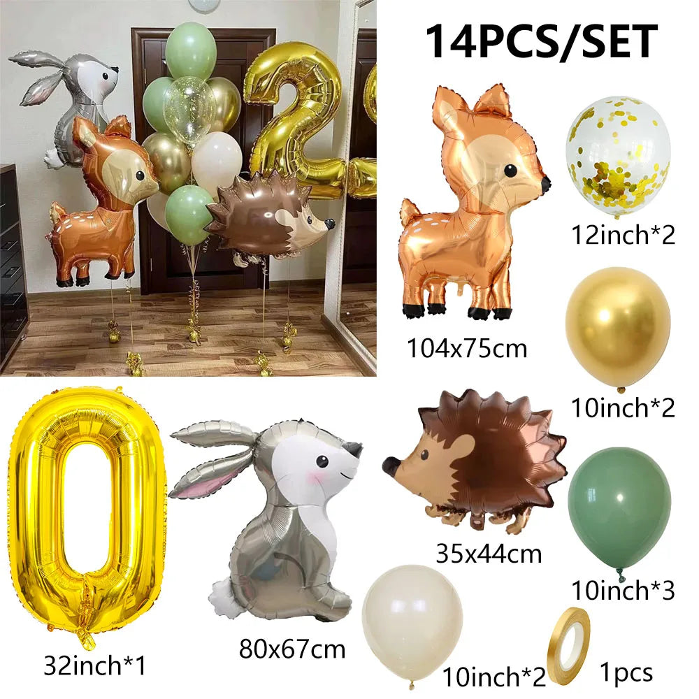 Birthday Party Decorations Kids Boy Girl 1 2 3 4 5 6 7 8 9 Year Old