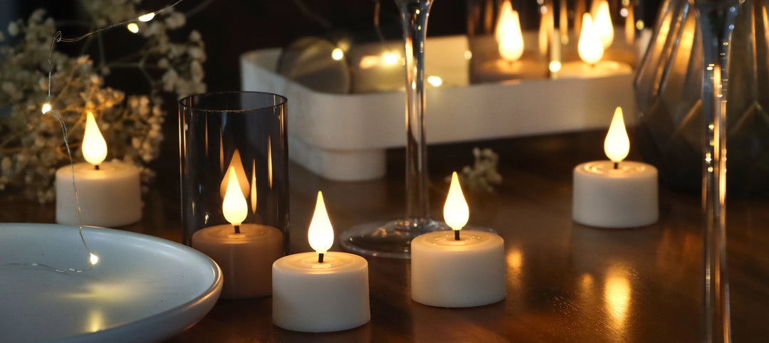 LED Candle Light Rechargeable Flameless Wedding Decor