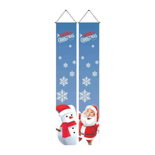 ,gifts,Christmas doors,flags,banners