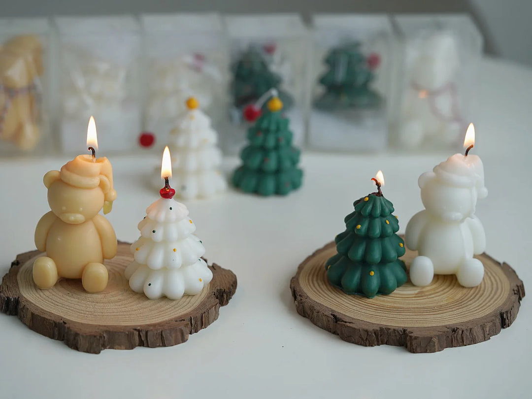 Christmas Candle Tree Holiday Decoration