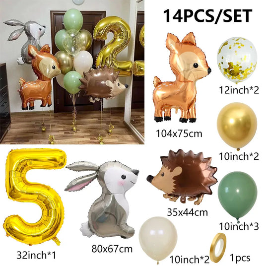 Birthday Party Decorations Kids Boy Girl 1 2 3 4 5 6 7 8 9 Year Old