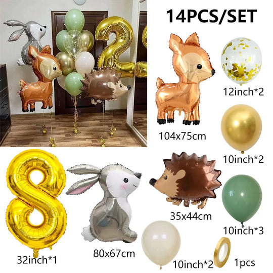 Birthday Party Decorations Kids Boy Girl 1 2 3 4 5 6 7 8 9 Year Old