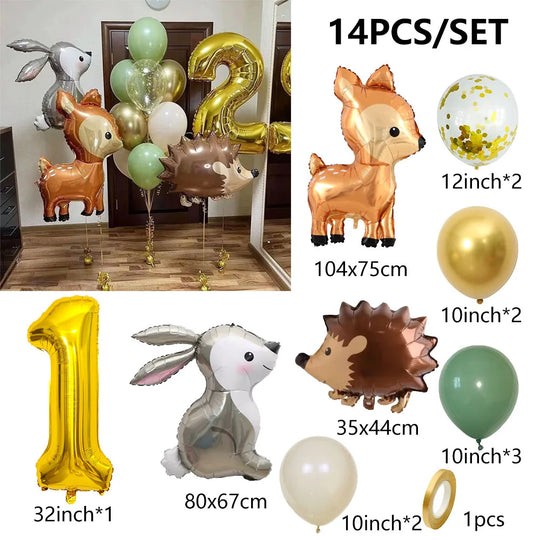 Birthday Party Decorations Kids Boy Girl 1 2 3 4 5 6 7 8 9 Year Old