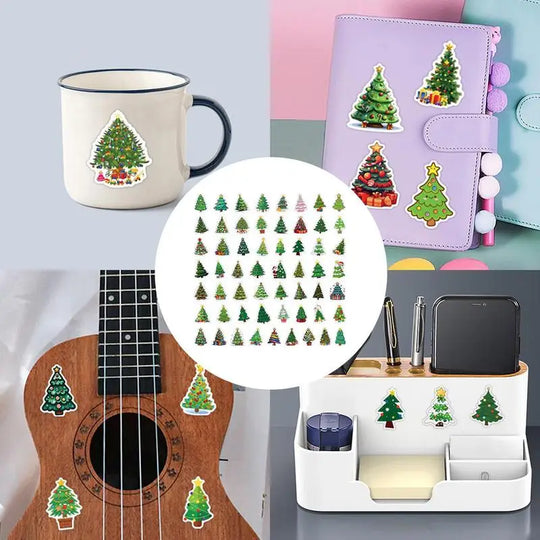 Christmas Stickers For Kids Cute Stick Waterproof Stickers