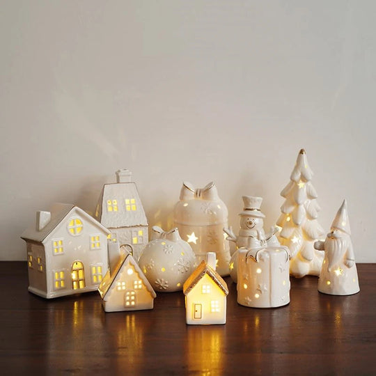 Ornament Christmas Decorations Home Candle Shades