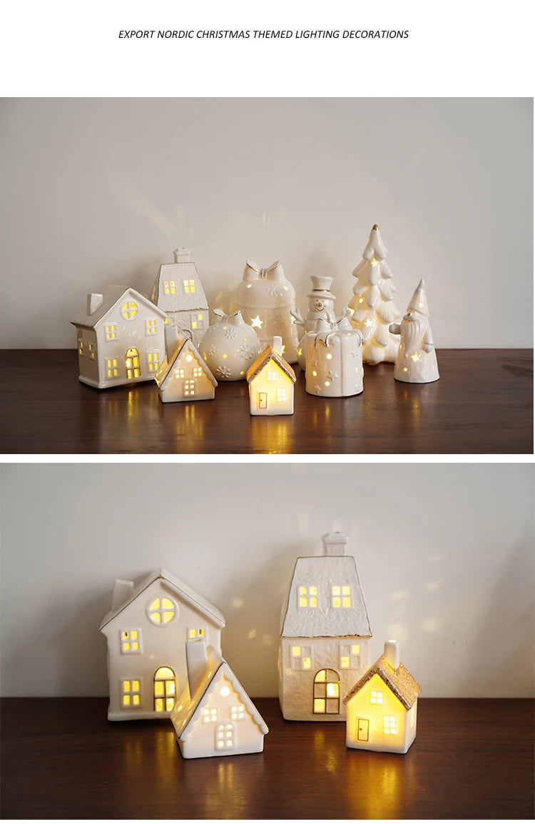 Ornament Christmas Decorations Home Candle Shades